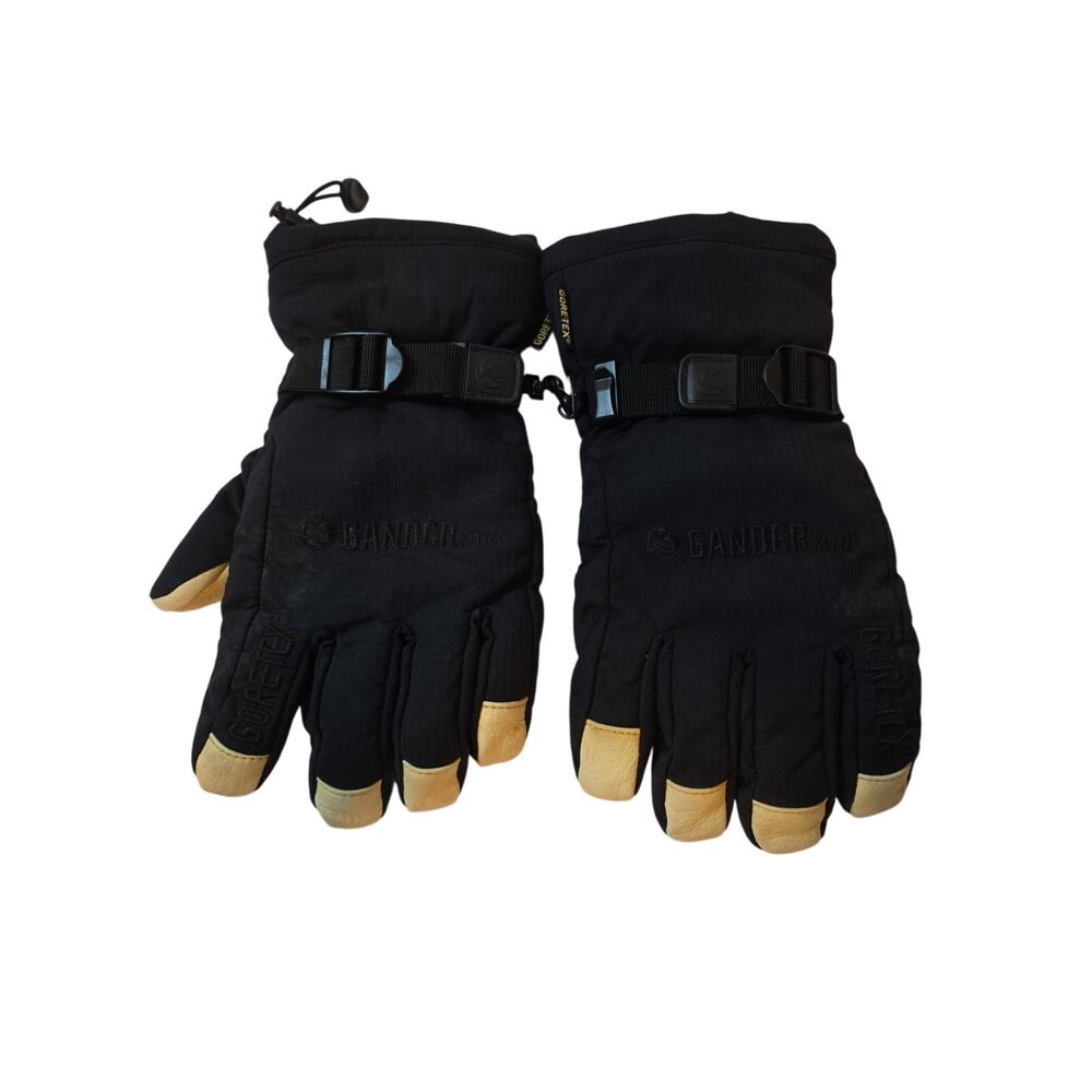 Gander Mountain Gore-Tex Leather Palm Gloves Men’s size M Wrist Strap & Cuff Lok
